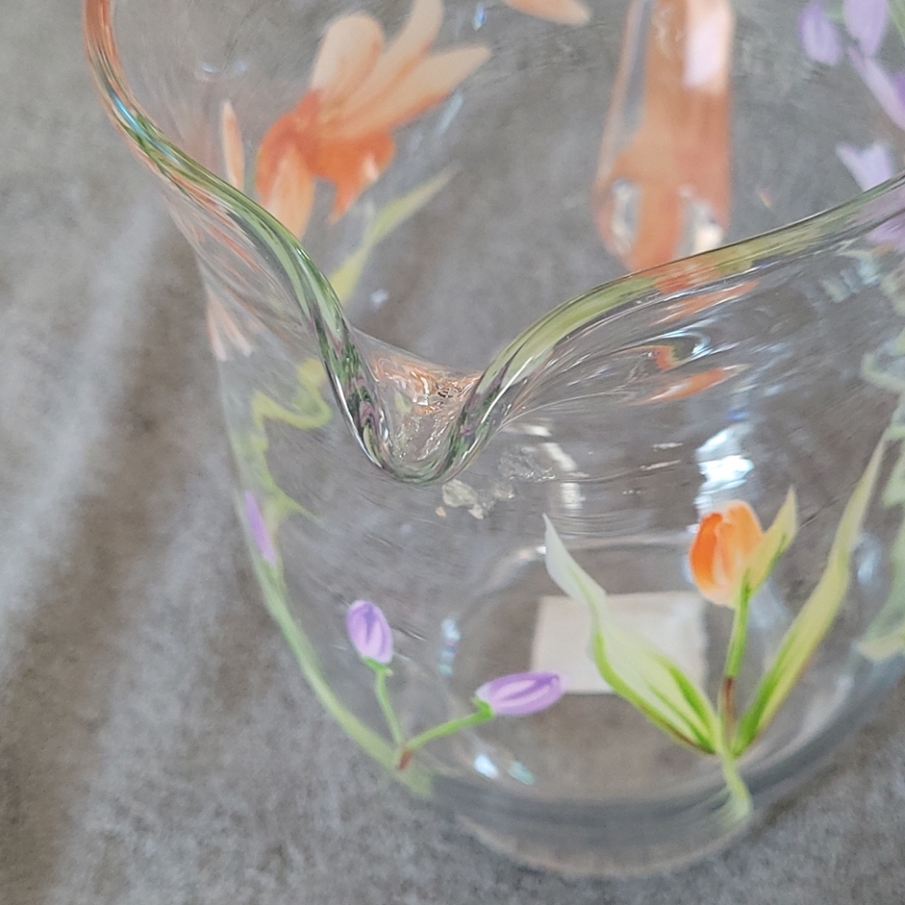 Beautiful Hand Painted Pitcher!!! - Picture 8 of 11